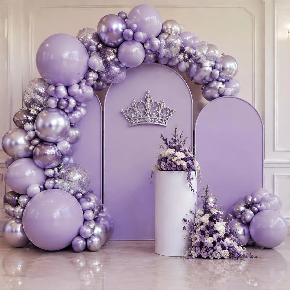 Decoration Royal lilac quinceañera