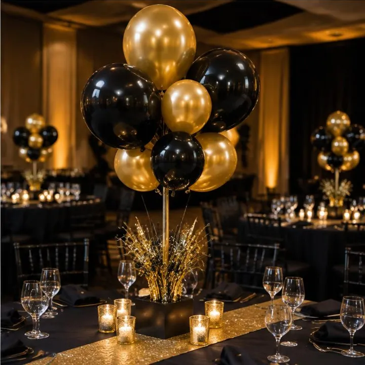 Decoration Gala centerpieces