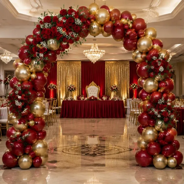 Decoration Red quinceañera